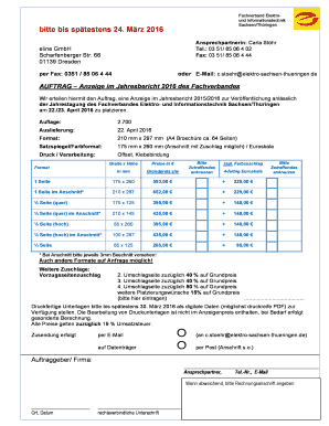 Auftragsformular2016 - eline