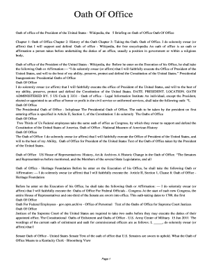 Oath Of Office Oath of office of the President of the United States Wikipedia, the 5 Briefing on Oath of Office Oath Of Office Chapter 1: Oath of Office Chapter 2: History of the Oath Chapter 3: Taking the Oath