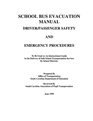 Fillable Online SCHOOL BUS EVACUATION Fax Email Print - pdfFiller