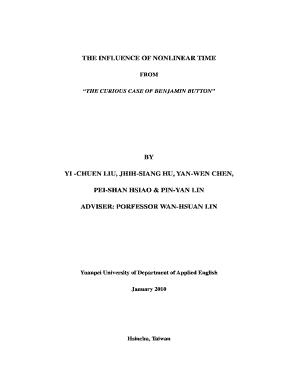 The influence of nonlinear time by yi -chuen liu, jhih-siang hu, yan ... - ir lib ypu edu