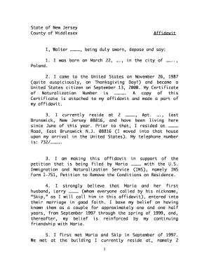 Affidavit Of Support Pdf