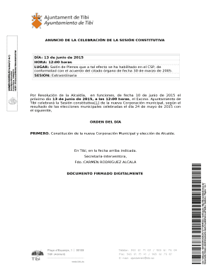 Announcement of Constitutional Session