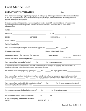 Application for Employment without SSdoc