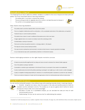 Cost benefit analysis excel - Suitability check1 Cost Benefit Analysis - Toolkit Company