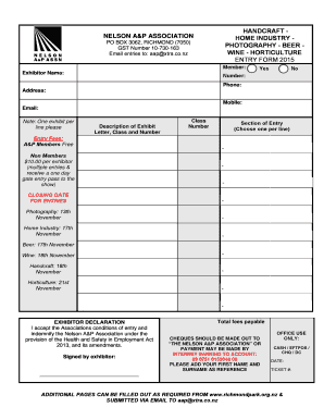 HANDCRAFT NELSON AP ASSOCIATION HOME INDUSTRY PO BOX 3062