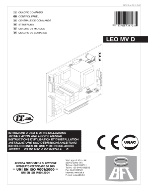 E P LEO MV D - bcontrolledvehicleaccessbbcobbukb