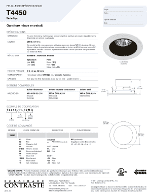 Garniture mince en retrait - Contrast Lighting