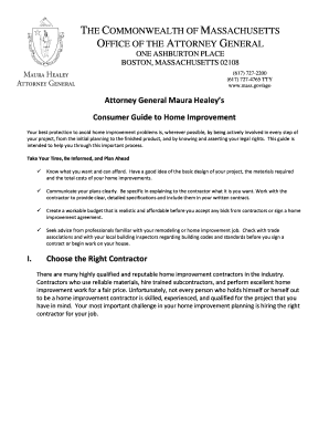 Consumer Guide to Home Improvement