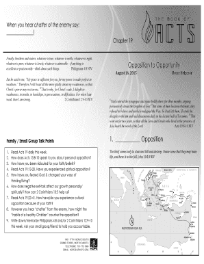 Opposition to Opportunity - HOPE Church - gfhope