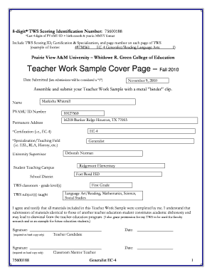 Example 6 of candidates39 assessment and banalysisb of P-12 student bb