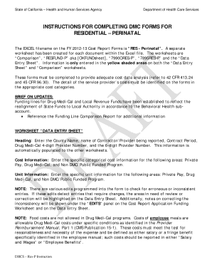 Graham's law of effusion worksheet - Drug Medi-Cal Cost Report Forms Residential Perinatal - dhcs ca