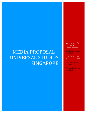 Media Proposal Universal Studios Singapore - bStrongerheadb