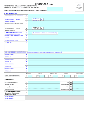 Welcome on board email - GUIDA AL DEPOSITO DELLE DOMANDE DI BREVETTO PER INVENZIONE - ce camcom