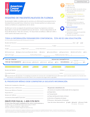 Fillable Online New Patient Registration Form - Spanish 8613pdf Fax ...