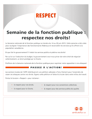 Affiche sur la Semaine nationale de la fonction publique (PDF)