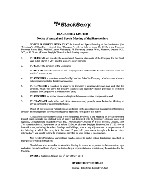 (Eastern Daylight Time) for the following purposes: 1