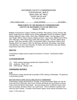 Business pitch example pdf - January 31, 2006 minutes - Jefferson County