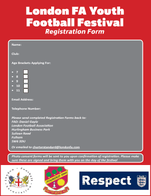 Youth Football Festival Poster 2 - LondonFA