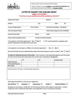 GRANT AWARD PROGRAM 2008 - Impact100 Philly