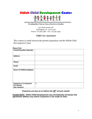 Live in relationship agreement pdf download - SAMPLE Family Child Care Contractdoc - flcfoundation