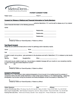 PATIENT CONSENT FORM - bMetroDermb PC - metroderm