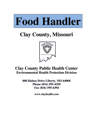clay county food handlers