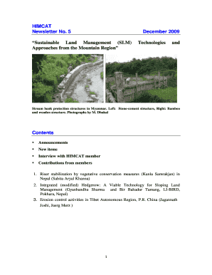 Sustainable Land Management SLM Technologies and - icimod