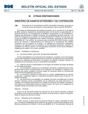 Disposici n 126 del BOE n m 4 de 2013 BOE-A-2013-126