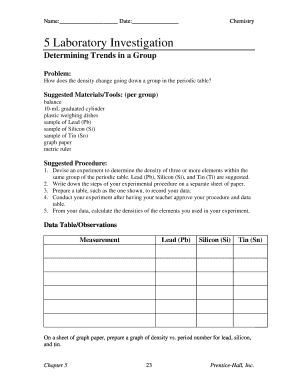 Determining Trends In A Group Lab Answers - Fill Online, Printable ...