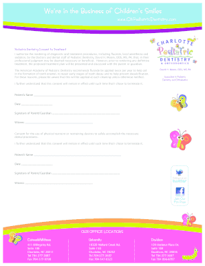 Doctor letterhead - Our office locations - Charlotte Pediatric Dentistry