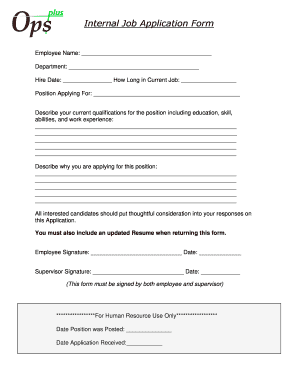 what to put in job application