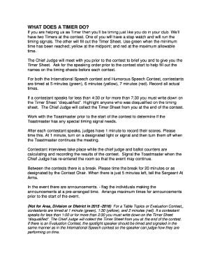 WHAT DOES A TIMER DO