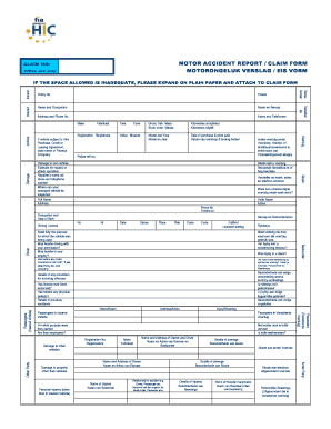 motorongelukverslag form