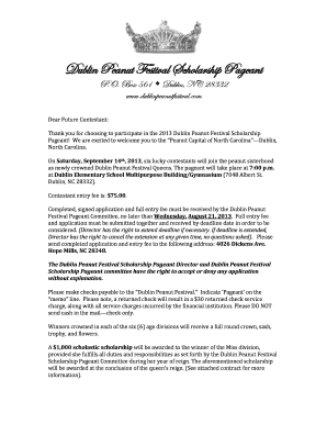 Dublin Peanut Festival Scholarship Pageant - bbiggsparkbbcomb