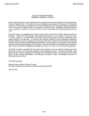 MEC_Profile_Survey_Data_Final - Memorial Episcopal Church