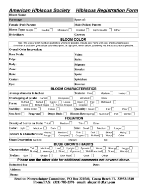 American Hibiscus Society Hibiscus Registration Form - americanhibiscus