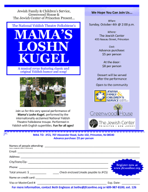 See the program flyer - Jewish Family & Children's Service - jfcsonline