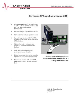 Servidores OPC para Controladores MOD - termoprocesoscom