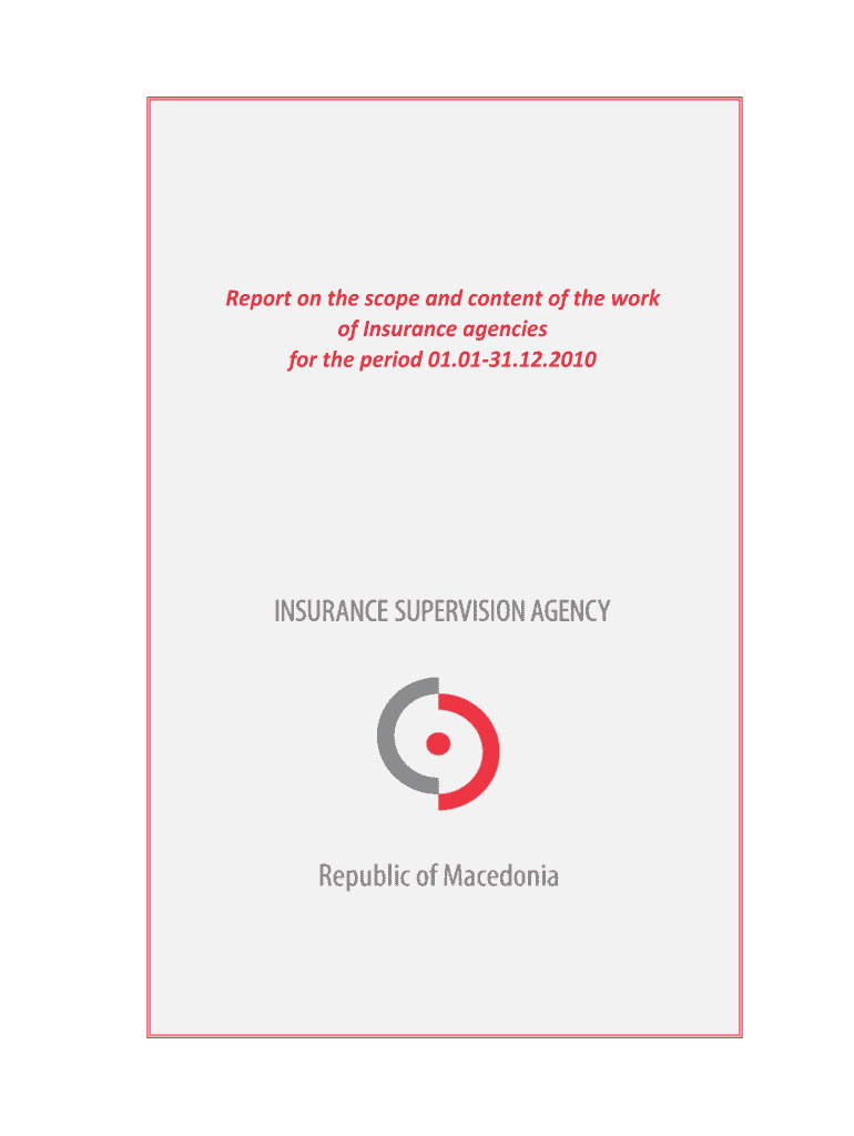 Fillable Online aso Report on the scope and content of the work of ...