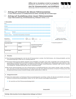 Office de la circulation et de la navigation A Amt fr