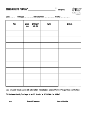 Form preview