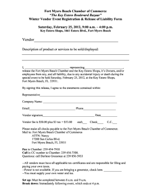 Exhibitor & Vendor Application - Event Hobo