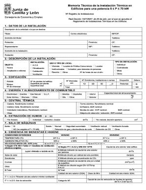 Thermal Installation Technical Report