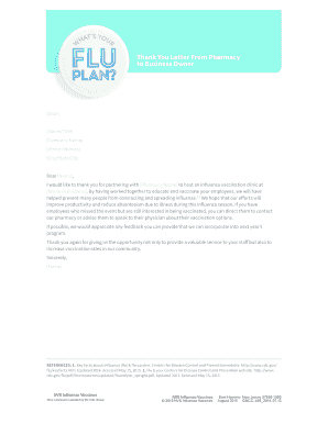 Thank you donation letter template - Thank You Letter From Pharmacy to Business Owner Sample letter ...