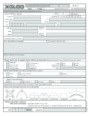 Laufzettel NEU X-GLOOxls