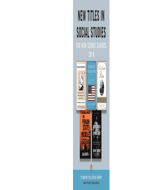 Fillable Online HIGH SCHOOL SOCIAL STUDIES Presort Std U Fax Email ...