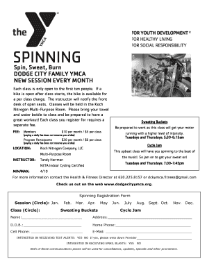 SPINNING - Dodge City Family YMCA - dodgecityymca