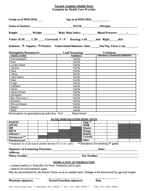 health form2016-2017 - yavnehacademy