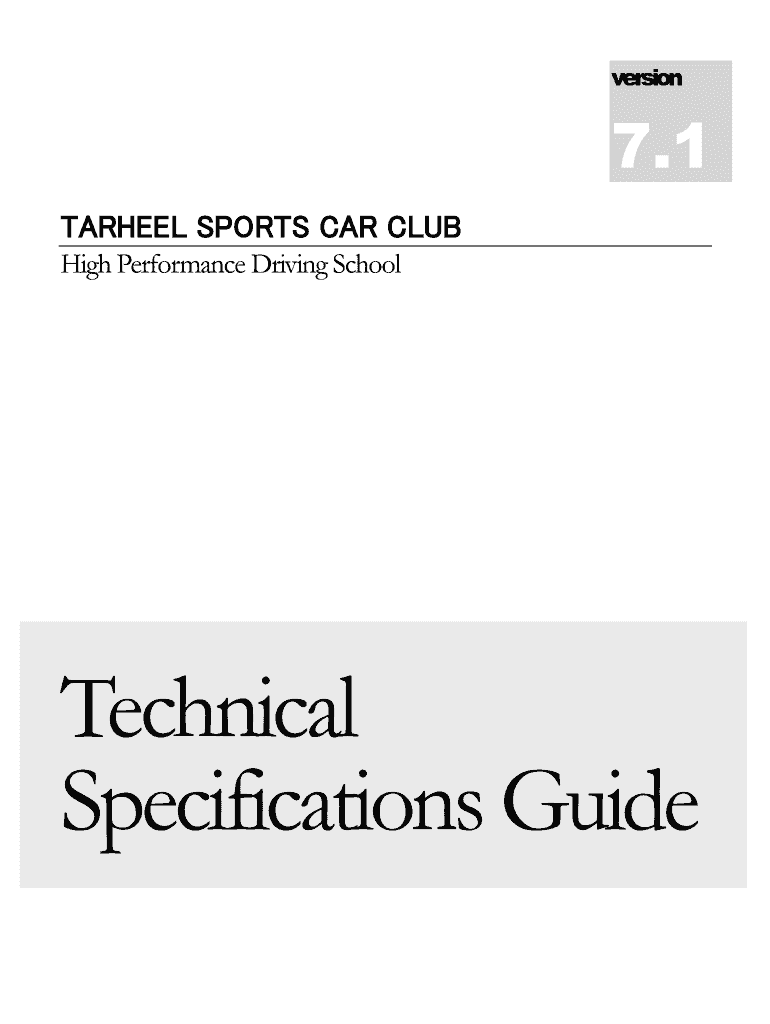 Fillable Online TARHEEL SPORTS CAR CLUB Fax Email Print pdfFiller
