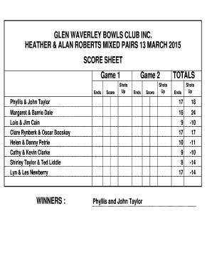 editable download bowling score sheet form samples online in pdf printable bowling score sheet